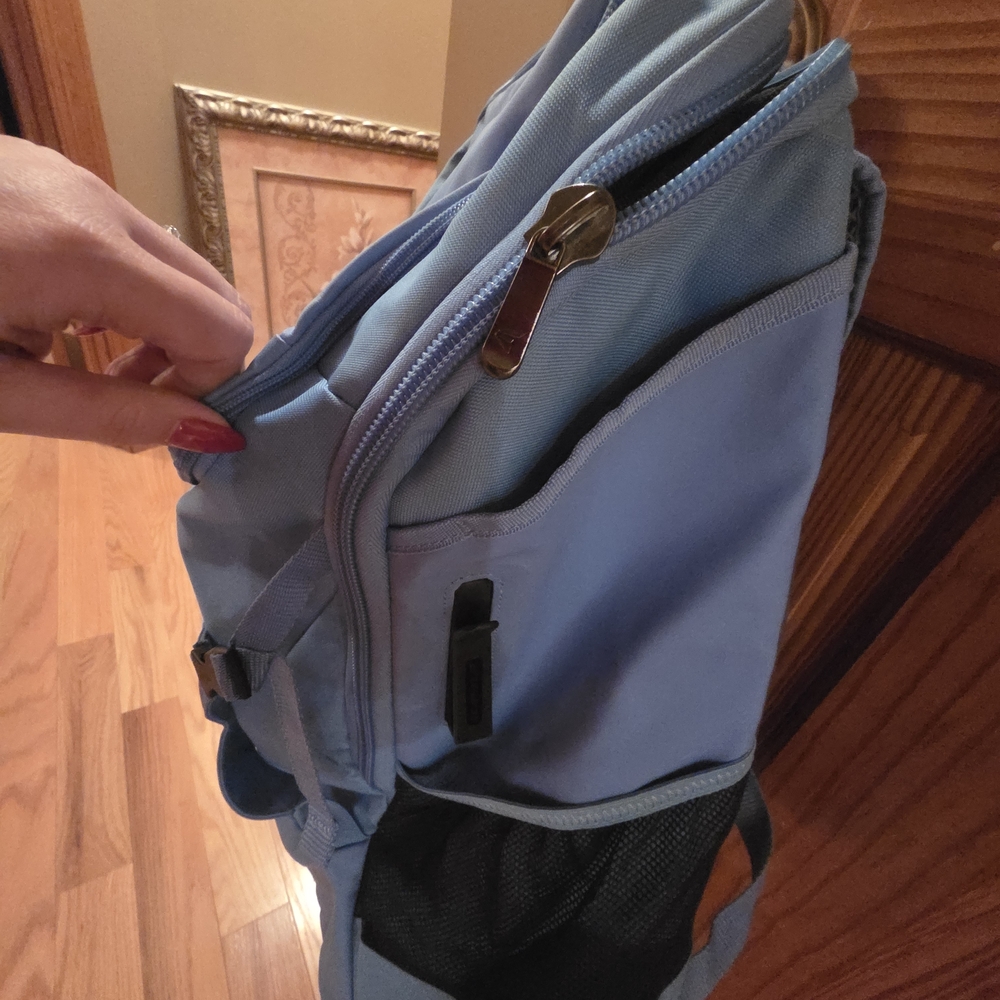 Easton Ghost Tar Heel Blue Bat Bag - Picture 3 of 7